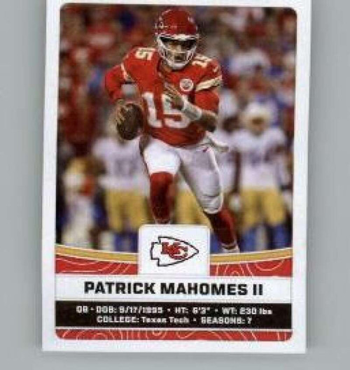 2023 Panini Stickers #258 Patrick Mahomes II Kansas City Chiefs Official Thin Mini Sticker NFL Football Trading Card 2023 Panini Stickers #258 Patrick Mahomes II Kansas City Chiefs Official Thin Mini Sticker NFL Football Trading Card