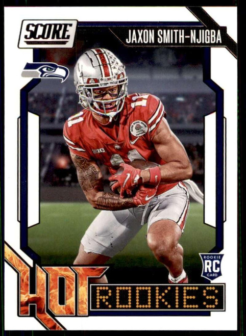 2023 Score Hot Rookies #9 Jaxon Smith-Njigba Seattle Seahawks NFL Football Trading Card