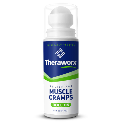Theraworx Relief for Muscle Cramps Roll-On Fast-Acting Muscle Spasm, Leg Soreness and Foot Relief - 2.5 oz - 1 Count