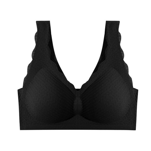 Amazon Warehouse Sale Clearance Open Box Women's Breathable Cool Liftup Air Bra Wireless Cooling Comfort Breathable Bra No Underwire Seamless Wireless Bra Sports Bras for Women Pack Black 2X