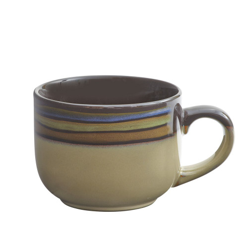 Pfaltzgraff Galaxy Jumbo Soup Mug, beige, brown, green, blue 24 ounce Pfaltzgraff Galaxy Jumbo Soup Mug, beige, brown, green, blue 24 ounce