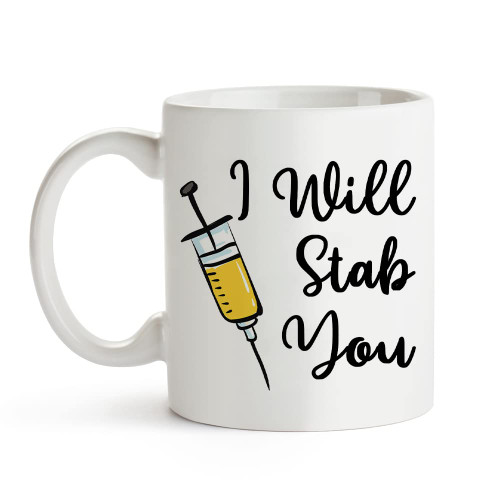 Yanprint I Will Stab You Nurse Coffee Mug,Nurse Gifts For Women,Unique Nurses Week Gifts,Gag Gifts for Nurse Practitioner,Nursing Student 11oz Tea Cup Yanprint I Will Stab You Nurse Coffee Mug,Nurse Gifts For Women,Unique Nurses Week Gifts,Gag Gifts for Nurse Practitioner,Nursing Student 11oz Tea Cup