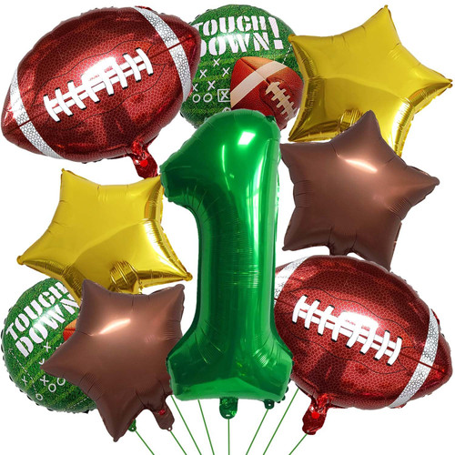 Football Balloon set Football Birthday Decorations 1st Birthday Balloon Rugby Golden Brown Star Rugby Field Balloon for Touchdown Sports Theme Football Party Supplies Birthday Party Decorations 9Pcs Football Balloon set Football Birthday Decorations 1st Birthday Balloon Rugby Golden Brown Star Rugby Field Balloon for Touchdown Sports Theme Football Party Supplies Birthday Party Decorations 9Pcs