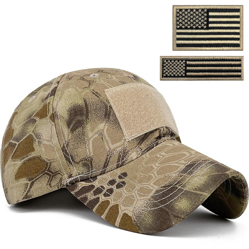 Loneshark Camo American Flag Trucker Hat Camouflage Caps for Women Camo Flex Fit Baseball Cap with American Flag USA Flag Patch Hat American Flag Camo Hats for Men Highland-BK