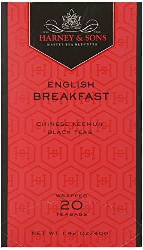 Harney & Sons Black Tea, English Breakfast, 20 Tea Bags
