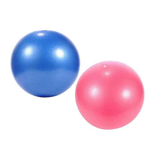 Yardwe 2pcs Physical Ball Inflatable Exercise Pilates Mini Small Pilates Stability Workout Ball Small Fitness Mini Bender Balance Exercise Physical Stretching PVC Pilates Office Yoga