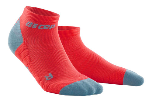 CEP Compression Socks - Low Cut Socks, 3.0, Lava/Grey, Men III