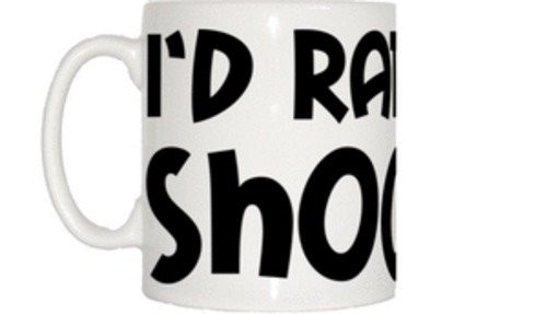 TeeTreeDesigns I'd Rather Be Shooting Mug