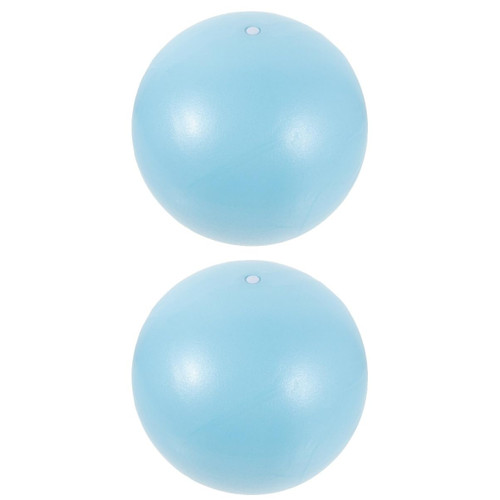 Kisangel 2pcs Pilates Ball Gym Ball Exercises Balance Ball Swiss Ball Small Exercise Ball Sports Supply Physio Ball Exercise Barre Ball Yoga Ball Yoga Supplies PVC Portable Fitness