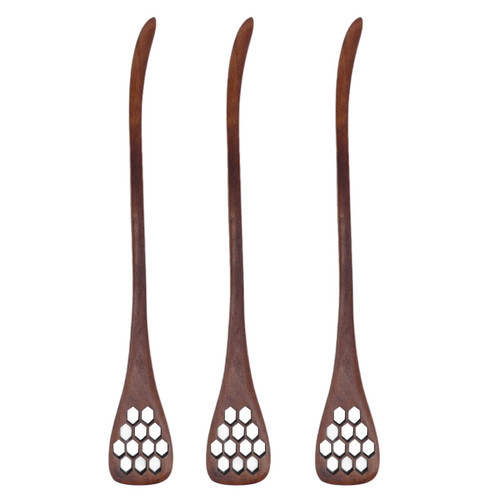 VTOSEN 3Pcs Honey Dipper Reusable Wooden Carving Honey Spoon Mixing Stick, Honey Spoon, Honey Dipper, Honey Stirrer, Honey Dipper Stick(Varnish) VTOSEN 3Pcs Honey Dipper Reusable Wooden Carving Honey Spoon Mixing Stick, Honey Spoon, Honey Dipper, Honey Stirrer, Honey Dipper Stick(Varnish)