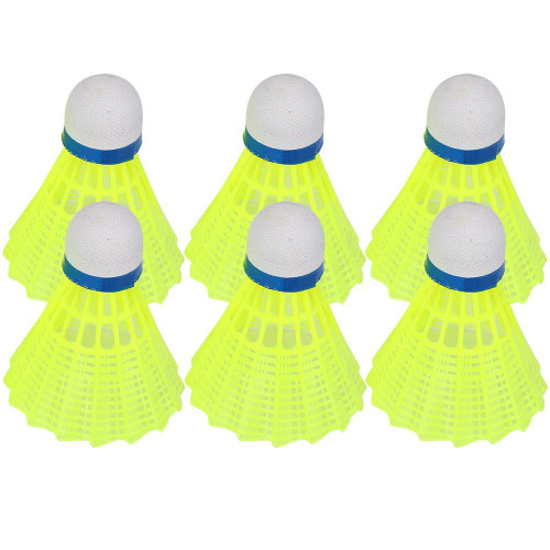 Vbestlife Badminton,6Pcs/Set Professional Nylon Badminton Ball Shuttlecock Outdoor Sports Training Accessory