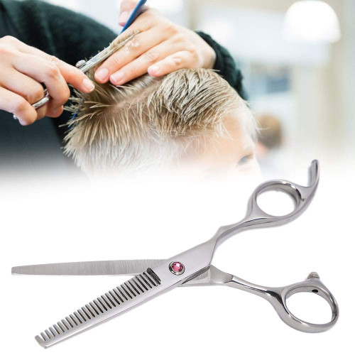Haircut Scissors, Stainless Steel Hairdressing Scissors Hairdressing Stainless Steel Salon Hair Scissors Stainless Steel Shears Hair Cutting Thinning Scissors Accessory (Thinning Scissor)