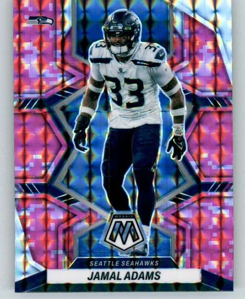 2022 Panini Mosaic Mosaic Camo Pink #228 Jamal Adams Seattle Seahawks NFL Football Trading Card