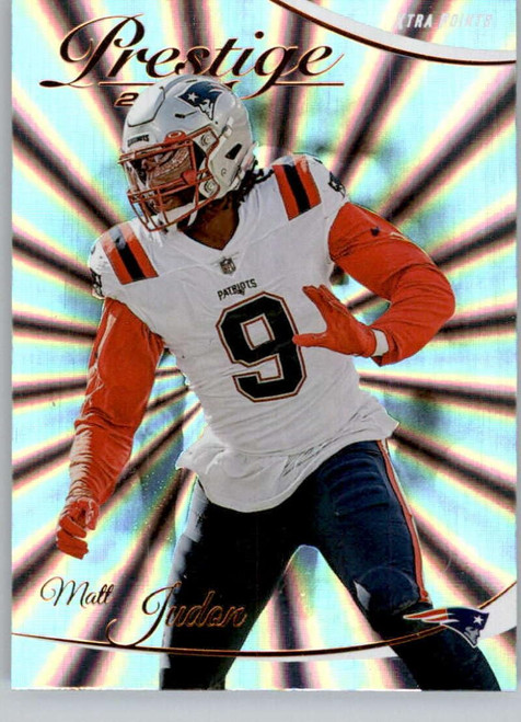 2023 Panini Prestige Xtra Points Sunburst #198 Matt Judon New England Patriots NFL Football Trading Card 2023 Panini Prestige Xtra Points Sunburst #198 Matt Judon New England Patriots NFL Football Trading Card