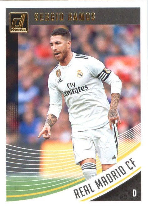 2018-19 Donruss #31 Sergio Ramos Real Madrid CF Soccer Trading Card
