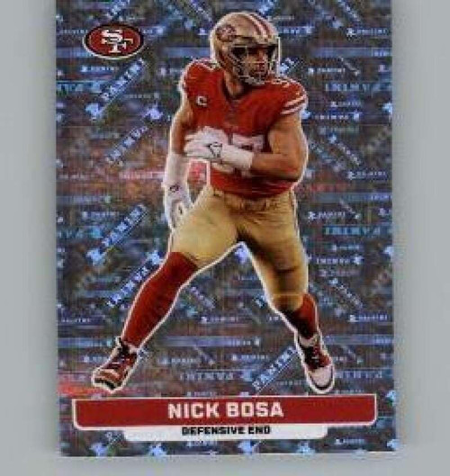 2023 Panini Stickers #528 Nick Bosa FOIL San Francisco 49ers Official Thin Mini Sticker NFL Football Trading Card 2023 Panini Stickers #528 Nick Bosa FOIL San Francisco 49ers Official Thin Mini Sticker NFL Football Trading Card