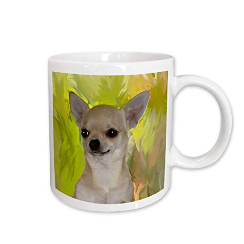 3dRose Chihuahua Portrait Mug, 11-Ounce