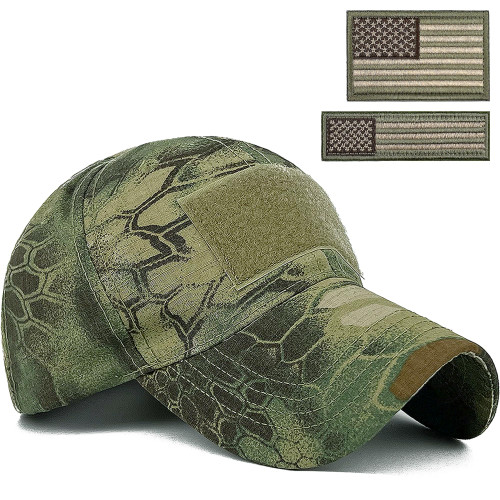 Masktide American Flag Hat Men Women Adjustable USA Baseball Cap American Flag Camo Cap American Flag Hats for Men Fitted American Flag Hat Flex Fit Camo Flag Cap Mandrake-LG