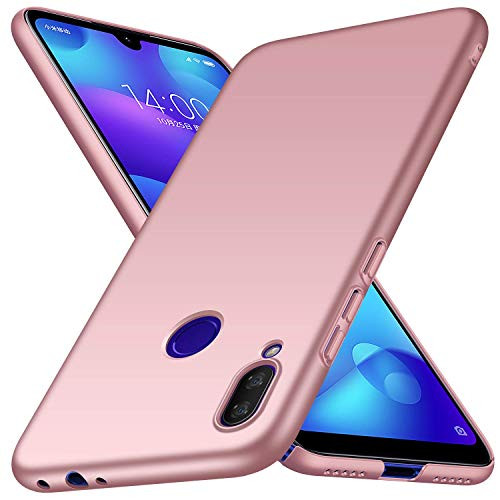 Toppix Case for Xiaomi Redmi Note 7, Hard PC Backcover [Anti-Scratch] [Ultra-Light] Slim Shell Protective Cover for Xiaomi Redmi Note 7, (Rosegold)
