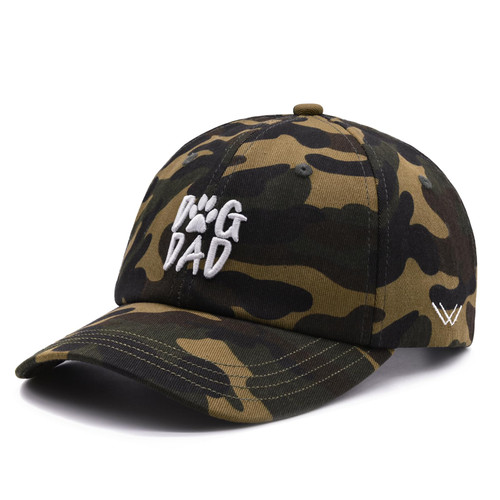 Waldeal Men's Dog Dad Washed Adjustable Baseball Cap Dog Lover Hat, Camouflage Waldeal Men's Dog Dad Washed Adjustable Baseball Cap Dog Lover Hat, Camouflage