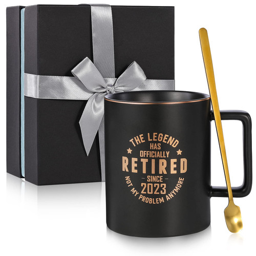 Retirement Gifts for Men Women, Christmas Gifts for Men Funny 2023 Retirement Birthday Gift-The Legend Has Officially Retired - Retired Coffee Mug for Coworkers Boss Lady Teacher Friend Nurse Retiree Retirement Gifts for Men Women, Christmas Gifts for Men Funny 2023 Retirement Birthday Gift-The Legend Has Officially Retired - Retired Coffee Mug for Coworkers Boss Lady Teacher Friend Nurse Retiree