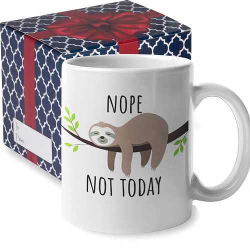 Funny Sloth Coffee Mug | Sloth Stuff - Sloth Mug, Sloth Cup, Sloth Gift | Funny Sloth Gifts for Women, Sloth Cups and Mugs, Sloth Mugs Coffee (Sloth)