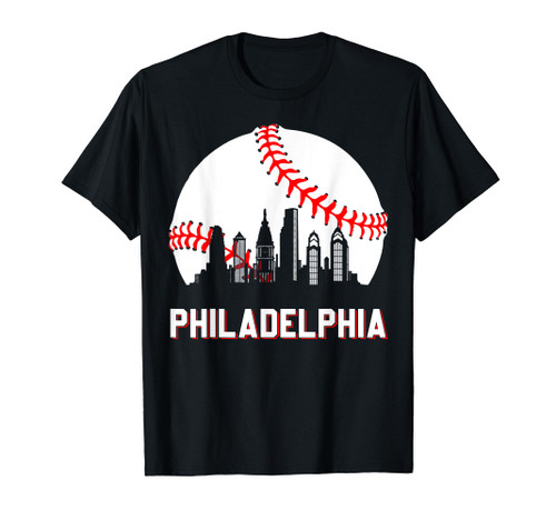 Vintage Distressed Philly Baseball Lovers T-Shirt