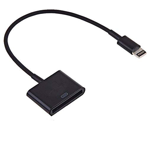 30 pin Charge & Sync Cable Adapter Converter for Apple iPhone 6/6 Plus/5s/5c/5/4s/4/3/3G,iPad and iPod (Black Cable)