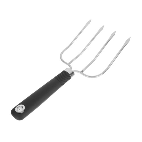 BCOATH 1pc Turkey Steak Fork Turkey Lifter Forks BBQ Cooking Fork Turkey Fork Metal Meat Fork Stainless Steel Grill Tool Roasting Fork Outdoor Grilling Tool Roast Lamb Barbecue Plastic