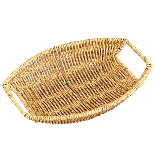 GATHINESS Snack Basket Storage Baskets for Organizing Wicker Baskets for Storage Wicker Storage Basket Wicker Bread Basket Mini Containers Decorative Basket Finishing Basket Rattan Pp