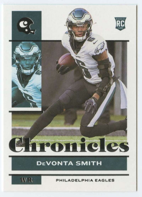 2021 Panini Chronicles #72 DeVonta Smith RC Rookie Philadelphia Eagles NFL Football Trading Card 2021 Panini Chronicles #72 DeVonta Smith RC Rookie Philadelphia Eagles NFL Football Trading Card