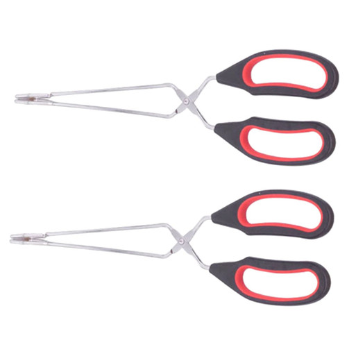 Yardwe 2PCS Fruit tongs kitchen bbq tong bbq cooking tongs barbecue tong Barbecue Grilling Tongs barbecue clip clamp cooking tool grilling tools Metal Grill Tongs food clip heavy