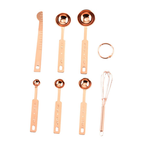 FUOYLOO 1 Set Measuring Spoon Set Measuring Spoon Tool Coffee Steel Measuring Cup Seasoning Measuring Baking Measuring Baking Tool Measuring Scoop Cooking Tools Stainless Steel Egg Blender
