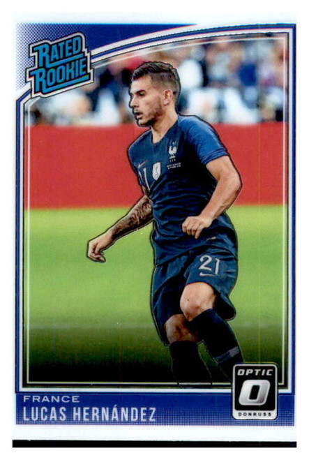 2018-19 Donruss Optic #190 Lucas Hernandez Rated Rookie France Soccer Trading Card