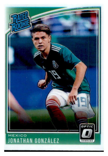 2018-19 Donruss Optic #194 Jonathan Gonzalez Rated Rookie Mexico Soccer Trading Card