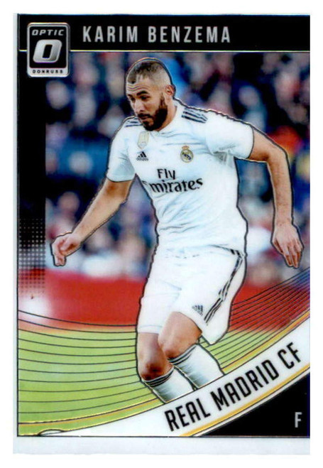 2018-19 Donruss Optic #26 Karim Benzema Real Madrid CF Soccer Trading Card