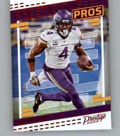 2023 Panini Prestige Prestigious Pros Xtra Points Red #23 Dalvin Cook /399 Minnesota Vikings NFL Football Trading Card