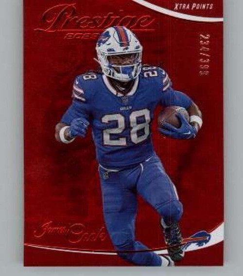 2023 Panini Prestige Xtra Points Premium Red #31 James Cook /399 Buffalo Bills NFL Football Trading Card