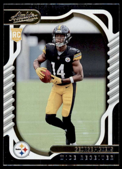 2022 Absolute #123 George Pickens RC Rookie Pittsburgh Steelers NFL Football Trading Card