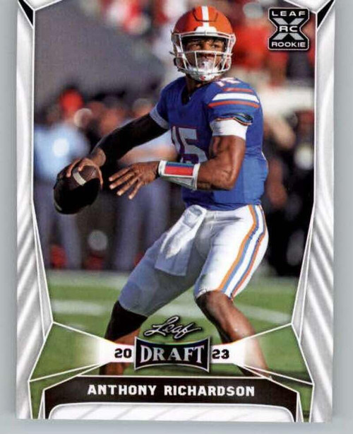 2023 Leaf Draft #40 Anthony Richardson Florida Gators RC Rookie Football Trading Card 2023 Leaf Draft #40 Anthony Richardson Florida Gators RC Rookie Football Trading Card