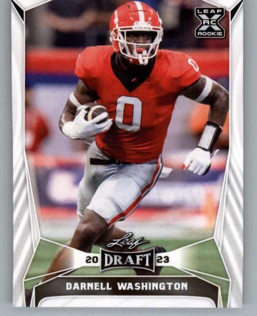 2023 Leaf Draft #45 Darnell Washington Georgia Bulldogs RC Rookie Football Trading Card