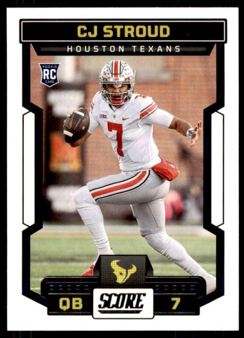 C.J. STROUD RC 2023 Score #302 ROOKIE NM+-MT+ NFL Football Texans C.J. STROUD RC 2023 Score #302 ROOKIE NM+-MT+ NFL Football Texans