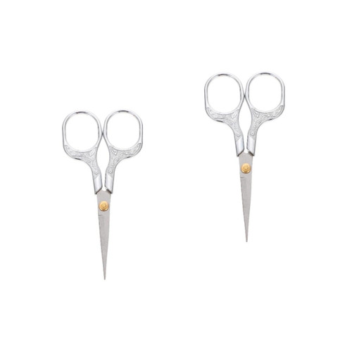 COHEALI 2pcs Stainless Steel Scissors Fabric Scissors Stork Scissors Embroidery Trimming Scissors Fabric Vintage Scissors Household Scissor Plum Bossom Student Trimming Shears