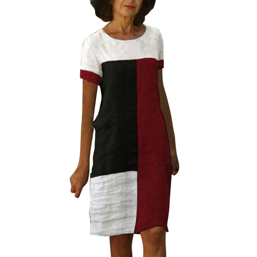 Plus Size Maxi Dress for Women Women Summer Dress Half Sleeve O Neck Dresses Floral Print Knee Length Sundress Midi Dress Women Casual Shirt Dress Womens Pleated midi Dress(Red,Large) Plus Size Maxi Dress for Women Women Summer Dress Half Sleeve O Neck Dresses Floral Print Knee Length Sundress Midi Dress Women Casual Shirt Dress Womens Pleated midi Dress(Red,Large)