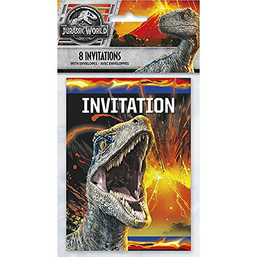Birthday Express Kits Jurassic World Fallen Kingdom Party Supplies 8 Pack Invitations Birthday Express Kits Jurassic World Fallen Kingdom Party Supplies 8 Pack Invitations