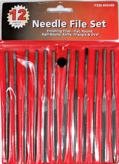 Central Forge 468 Needle File Set, 12 Piece