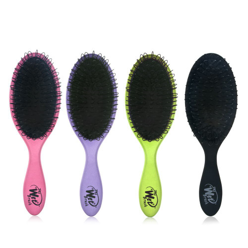 The Wet Brush - Extension Edition - Rubberized Wet Detangling Shower Brush (Colors May Vary)
