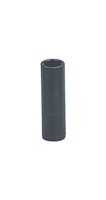 Wright Tool 34522 1/2" Drive 6 Point Deep Socket, 11/16"
