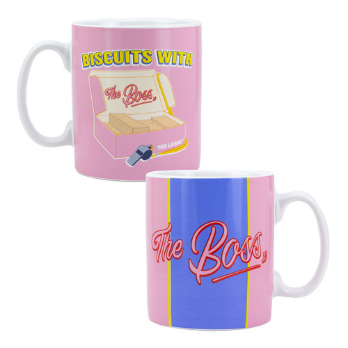 Paladone Ted Lasso Biscuits with the Boss XL Ceramic Coffee Mug | Officially Licensed Ted Lasso Merchandise Paladone Ted Lasso Biscuits with the Boss XL Ceramic Coffee Mug | Officially Licensed Ted Lasso Merchandise