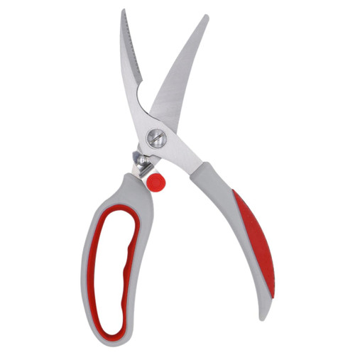 MAGICLULU Chicken Bone Scissors Metal Kitchen Shears Metal Shears Turkey Shears Poultry Chicken Bone Shears Scissors Heavy Duty Kitchen Shears for Bone Food Stainless Steel Scissors